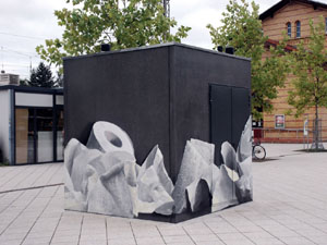 Kunst-Graffiti geschützt